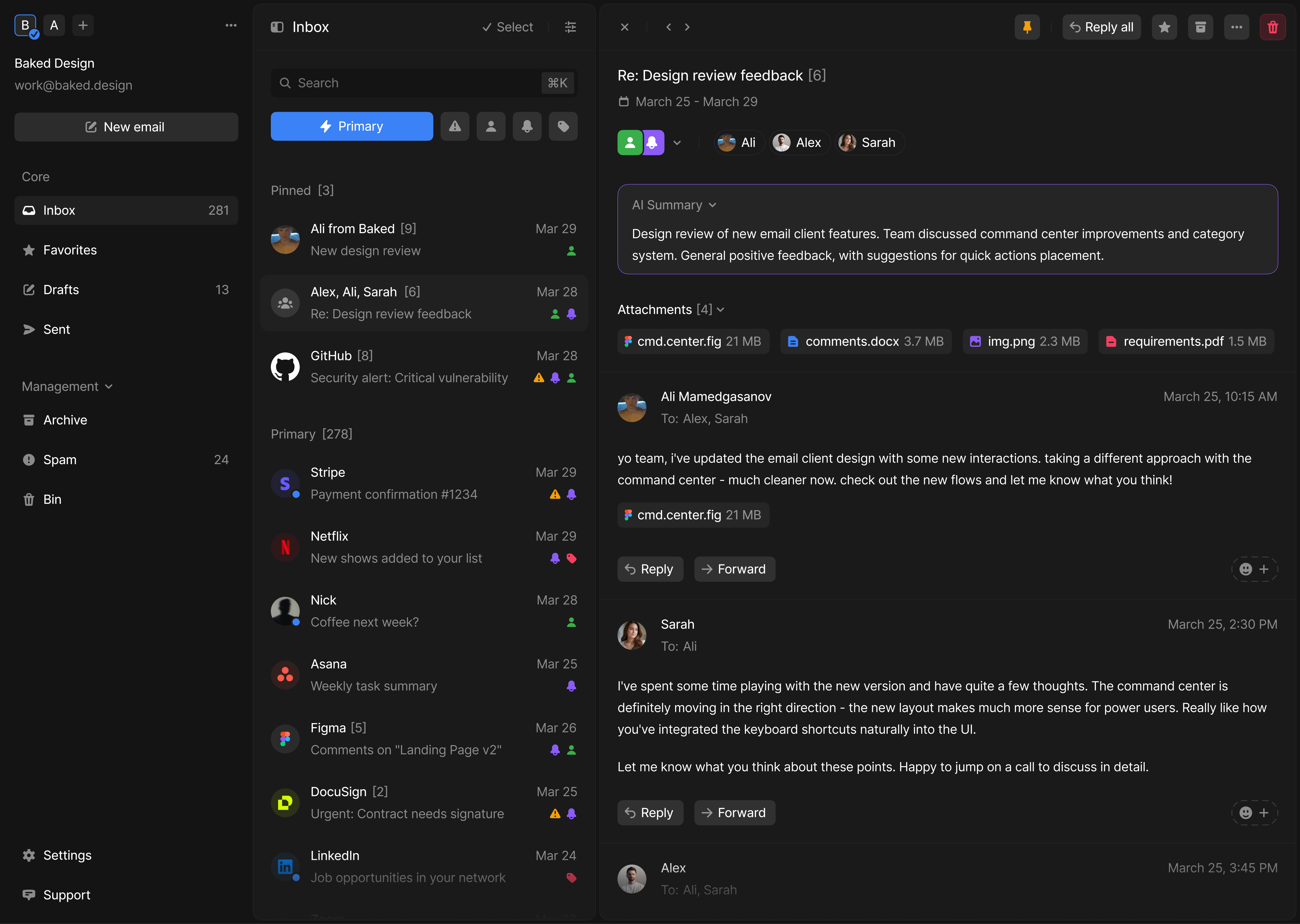toMorrow Email Preview